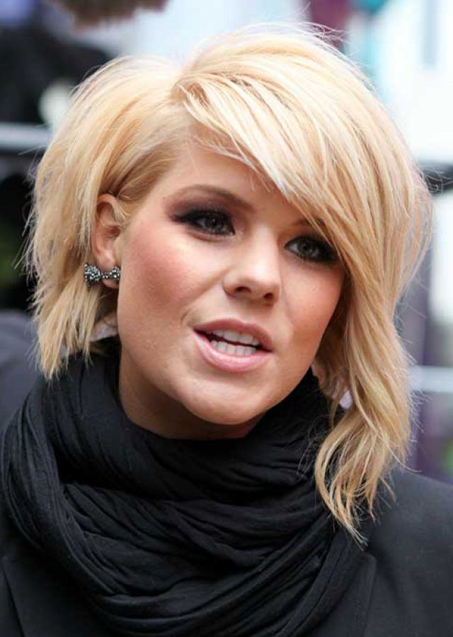 Top 25 of Messy Short Bob Hairstyles with Side-swept Fringes