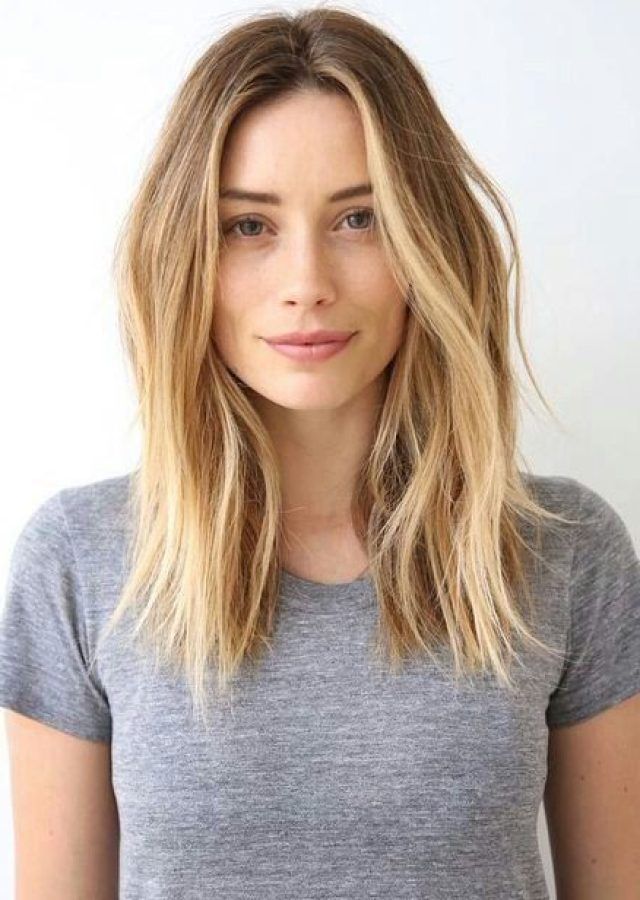 25 Best Collection of Middle Part and Medium Length Hairstyles