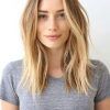 Blonde Lob Hairstyles With Middle Parting (Photo 2 of 25)