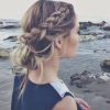 French Braid Buns Updo Hairstyles (Photo 19 of 25)