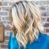 Angled Wavy Lob Blonde Hairstyles (Photo 6 of 25)