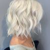 Sleek White Blonde Lob Hairstyles (Photo 24 of 25)
