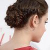 Topknot Hairstyles With Mini Braid (Photo 11 of 25)