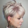 Ashy Blonde Pixie Haircuts With A Messy Touch (Photo 4 of 15)