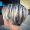White Bob Undercut Hairstyles With Root Fade (Photo 25 of 25)