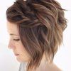Curly Bob Bridal Hairdos With Side Twists (Photo 7 of 25)