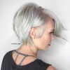 Side-Parted Silver Pixie-Bob Haircuts (Photo 1 of 15)