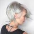 25 Ideas of Side-parted Silver Pixie-bob Hairstyles