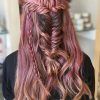Mermaid Fishtail Hairstyles With Hair Flowers (Photo 21 of 25)