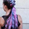 Extra-Long Blue Rainbow Braids Hairstyles (Photo 10 of 15)