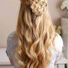 Mermaid Fishtail Hairstyles With Hair Flowers (Photo 10 of 25)