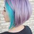 2024 Best of Edgy Lavender Short Hairstyles with Aqua Tones