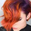 Red, Orange And Yellow Half Updo Hairstyles (Photo 19 of 25)
