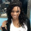 Black Twists Micro Braids With Golden Highlights (Photo 13 of 25)