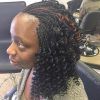 Black Twists Micro Braids With Golden Highlights (Photo 3 of 25)