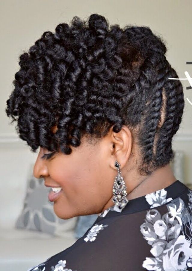 15 Photos Flat Twist Updo Hairstyles on Natural Hair