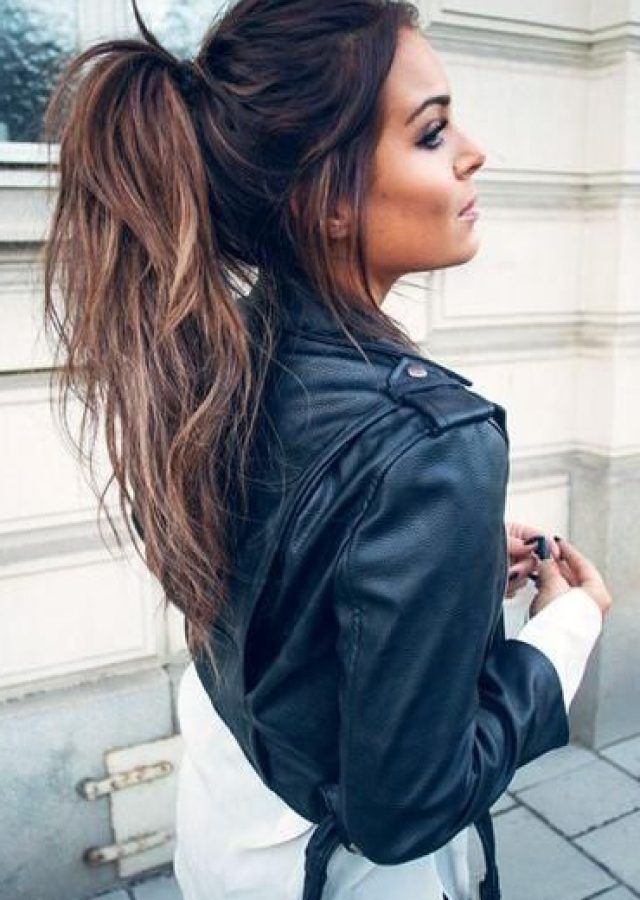 2024 Best of Messy High Ponytail Hairstyles with Teased Top