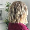 Peach Wavy Stacked Hairstyles For Short Hair (Photo 17 of 25)