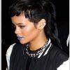 Rihanna Black Curled Mohawk Hairstyles (Photo 25 of 25)