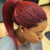 Red And Brown Micro Braid Hairstyles (Photo 17 of 25)