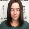 Middle Part And Medium Length Hairstyles (Photo 6 of 25)