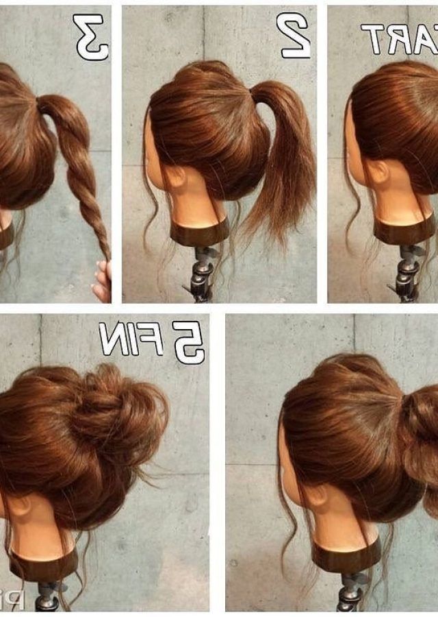 15 the Best Easy Casual Updos for Long Hair