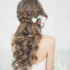 Loose Curly Half Updo Wedding Hairstyles With Bouffant (Photo 19 of 25)
