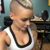 Blonde Teased Mohawk Hairstyles (Photo 17 of 25)