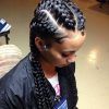Braided Hairstyle With Jumbo French Braid (Photo 14 of 15)