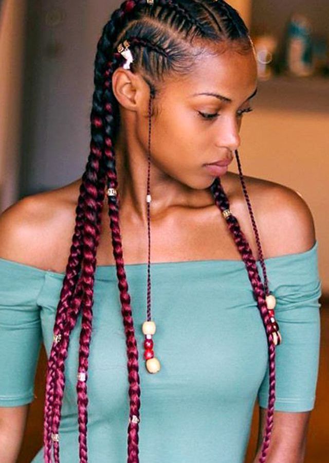 25 Best Collection of Cornrow Accent Braids Hairstyles