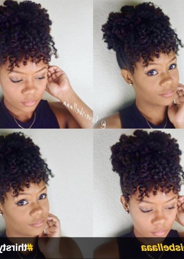 15 Ideas of Natural Updo Hairstyles for Black Hair