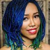 Blue Twisted Yarn Braid Hairstyles For Layered Twists (Photo 6 of 25)