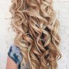 Pearl Blonde Bouncy Waves Hairstyles (Photo 20 of 25)
