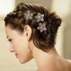 Messy Bun Wedding Hairstyles For Shorter Hair (Photo 14 of 25)