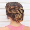 Side Bun Twined Prom Hairstyles With A Braid (Photo 2 of 25)