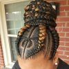 Colorful Cornrows Under Braid Hairstyles (Photo 17 of 25)