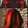 Red And Yellow Highlights In Braid Hairstyles (Photo 16 of 25)