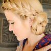Double Braids Updo Hairstyles (Photo 12 of 15)