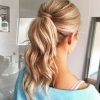 Blonde Ponytail Hairstyles With Beach Waves (Photo 6 of 25)