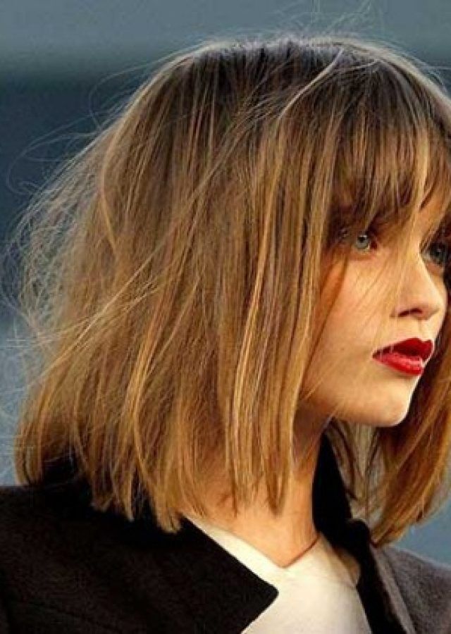 25 Best Ideas Blunt Bob Hairstyles with Face-framing Bangs