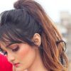 Low Pony Hairstyles With Bangs (Photo 19 of 25)