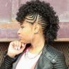 Side Braided Curly Mohawk Hairstyles (Photo 13 of 25)