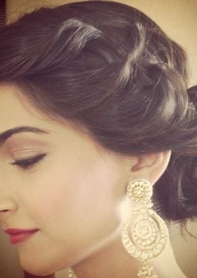 The 15 Best Collection of Indian Bridal Hairstyles for Shoulder Length Hair