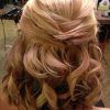 Half Up Half Down Wedding Hairstyles For Medium Length Hair With Fringe (Photo 3 of 15)