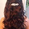 Bumped Twist Half Updo Bridal Hairstyles (Photo 4 of 25)
