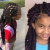 Side-Parted Loose Cornrows Braided Hairstyles (Photo 19 of 25)