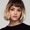 Blunt Wavy Bob Hairstyles With Center Part (Photo 17 of 25)