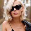 White Blunt Blonde Bob Hairstyles (Photo 2 of 25)
