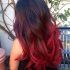 2024 Latest Long Hairstyles Red Ombre