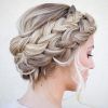Double French Braid Crown Ponytail Hairstyles (Photo 17 of 25)